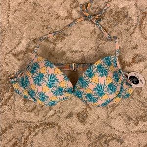 NWT Hot Water Push-Up Bikini Top - Size XL